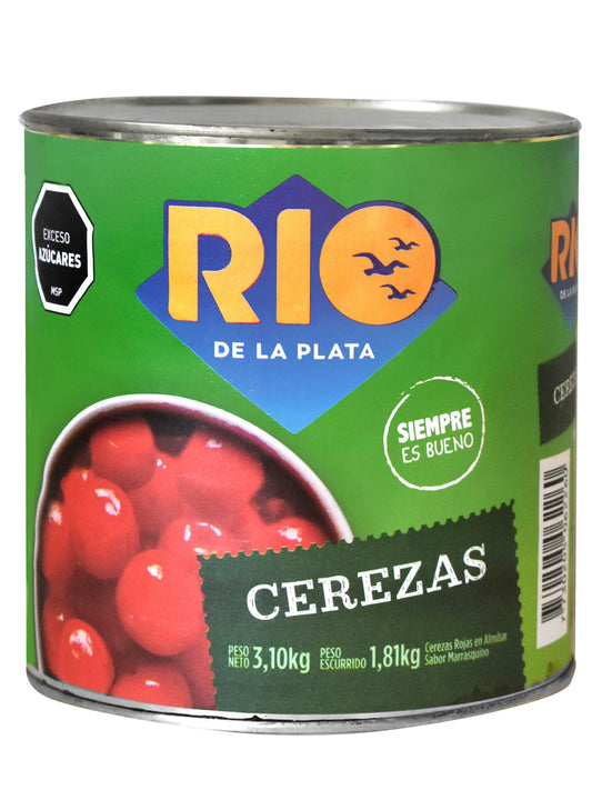 Cerezas al marrasquino 3.100 Kgs. Río de la Plata