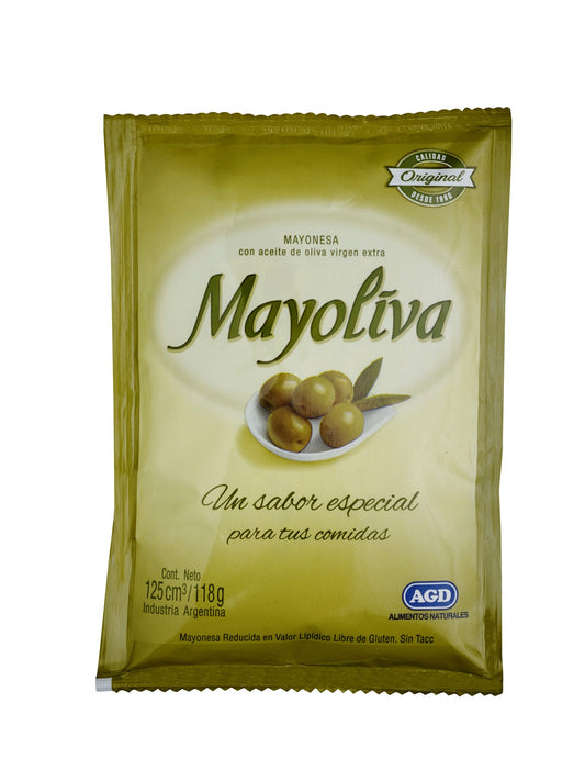 Mayonesa sachet de 125 Grs. Mayoliva