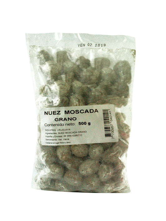 Nuez moscada grano 500 Grs.