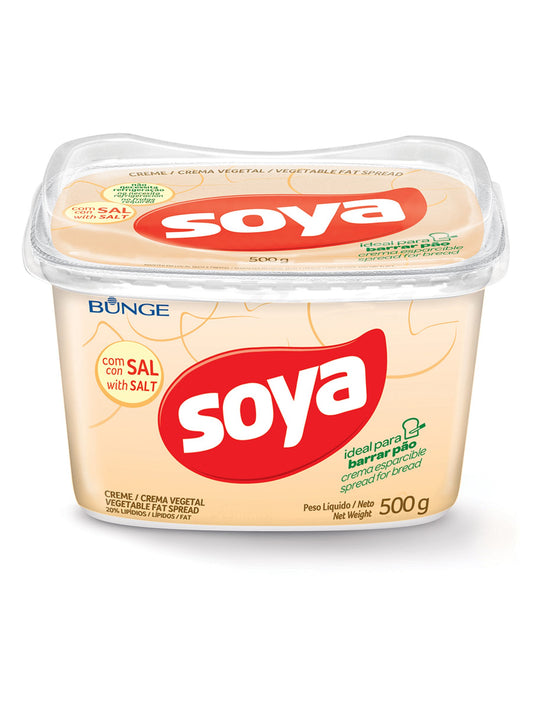 Crema vegetal con sal 500 Grs. Soya
