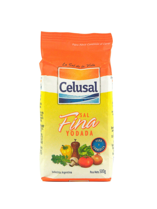 Sal fina Yodada 500 Grs. Celusal