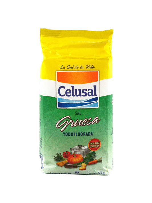 Sal Gruesa Yodofluorada 500 Grs. Celusal