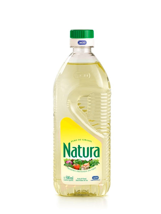Aceite puro de girasol 500 Ml. Natura
