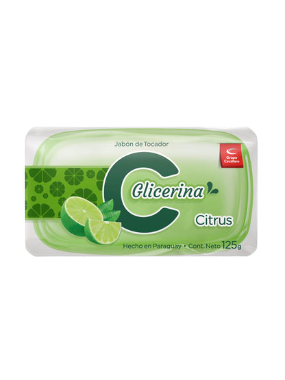 Jabón de tocador Glicerina citrus 125 Grs. Cavallaro