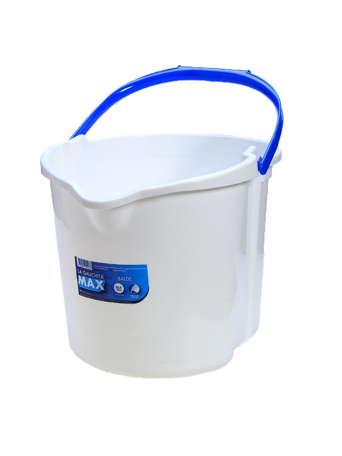 Balde plastico 12.5 Lts. La Gauchita Max