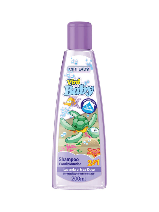Shampoo y Acondicionador Kids Lavanda y Era Doce 200 Ml. Vini Lady