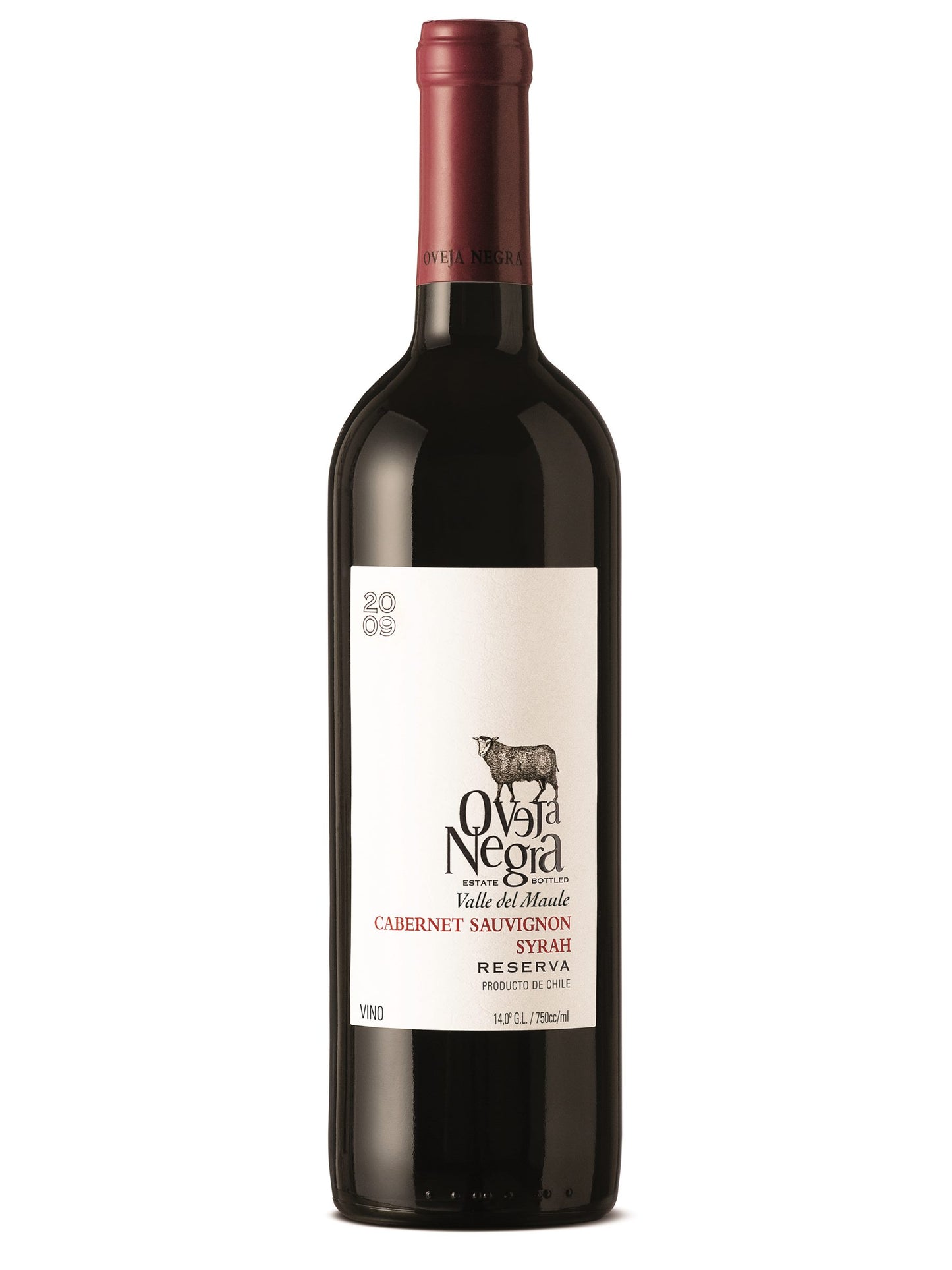 Vino Oveja Negra Reserva Cabernet Sauvignon Syrah 750 Ml.