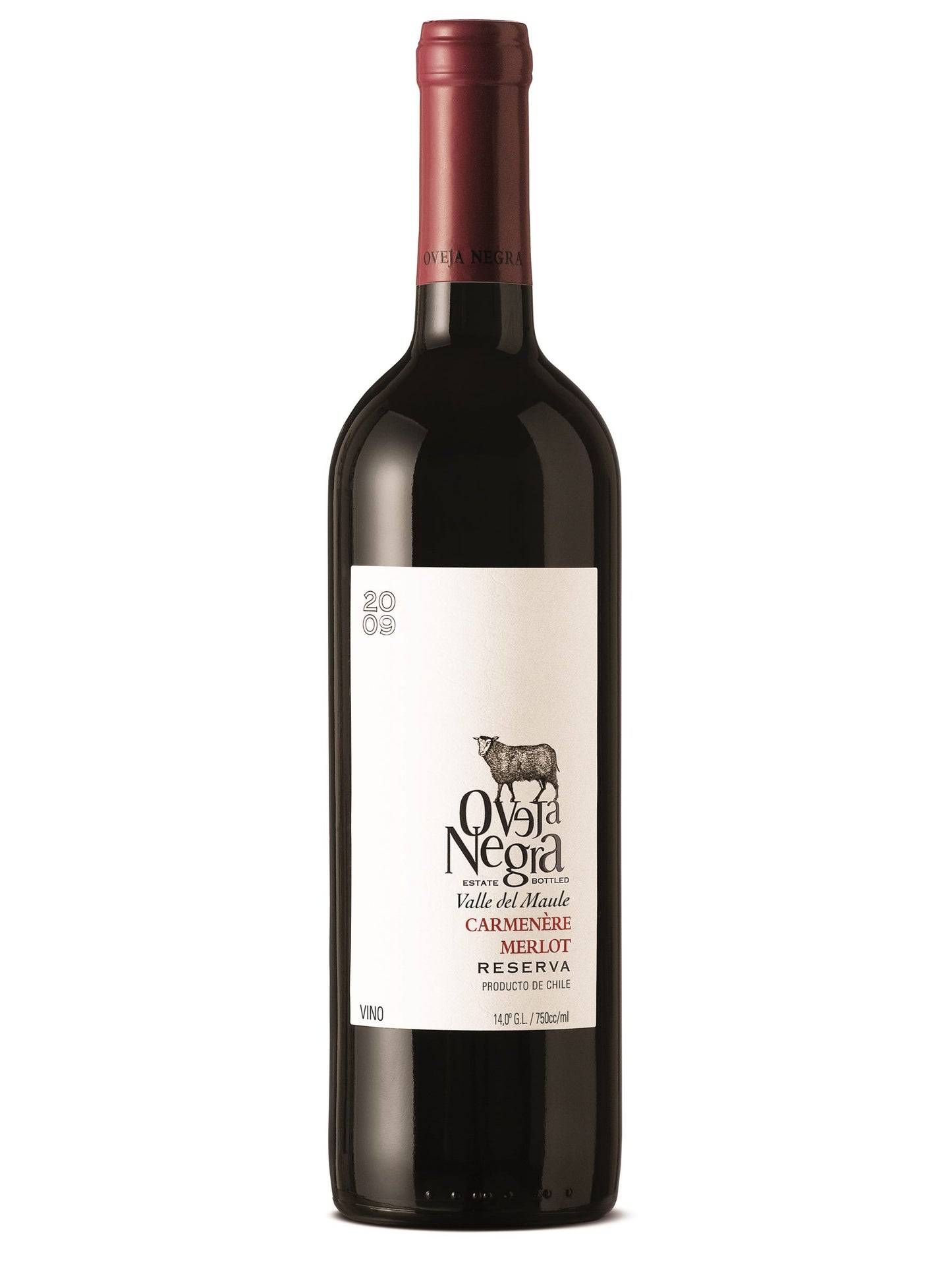 Vino Oveja Negra Carmenere Merlot 750 Ml.