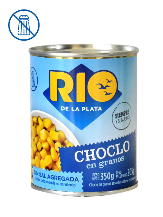 Choclo grano sin sal agregada 300 Gs. Río de la Plata