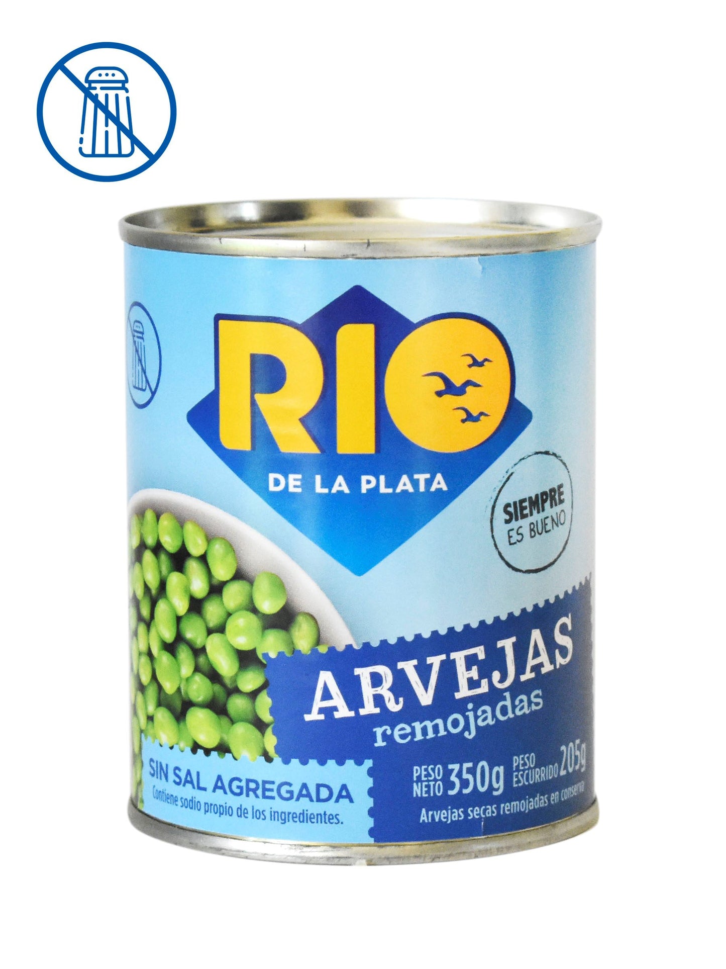Arvejas sin sal agregada 300 Grs. Rio de la Plata
