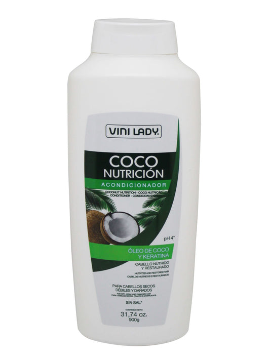 Acondicionador Coco Nutrición 900 Ml. Vini Lady
