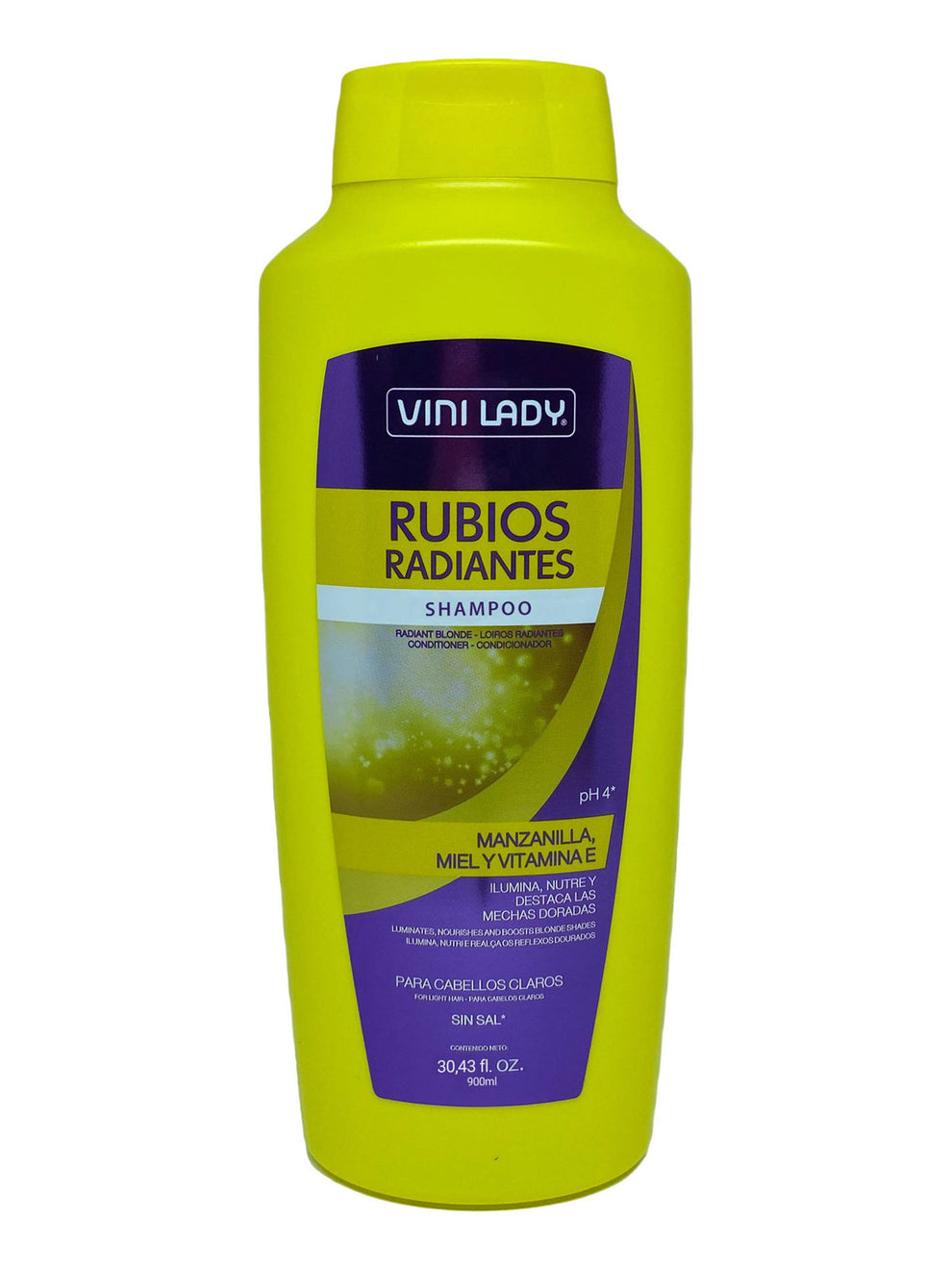 Shampoo Rubios 900 Ml. Vini Lady Soldo Hnos.
