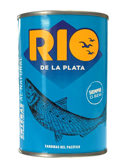Sardina entera al natural 425 Grs. Rio de la Plata