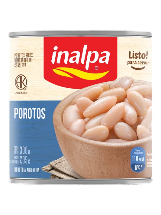 Porotos blancos 300 Grs. Inalpa