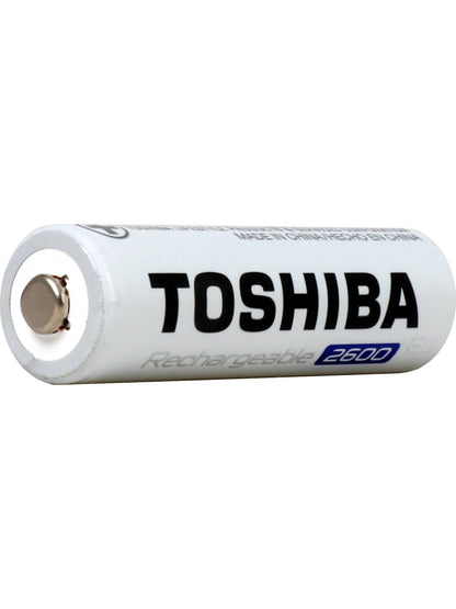 Pilas recargables AA 1.2V x 2 unidades. Toshiba