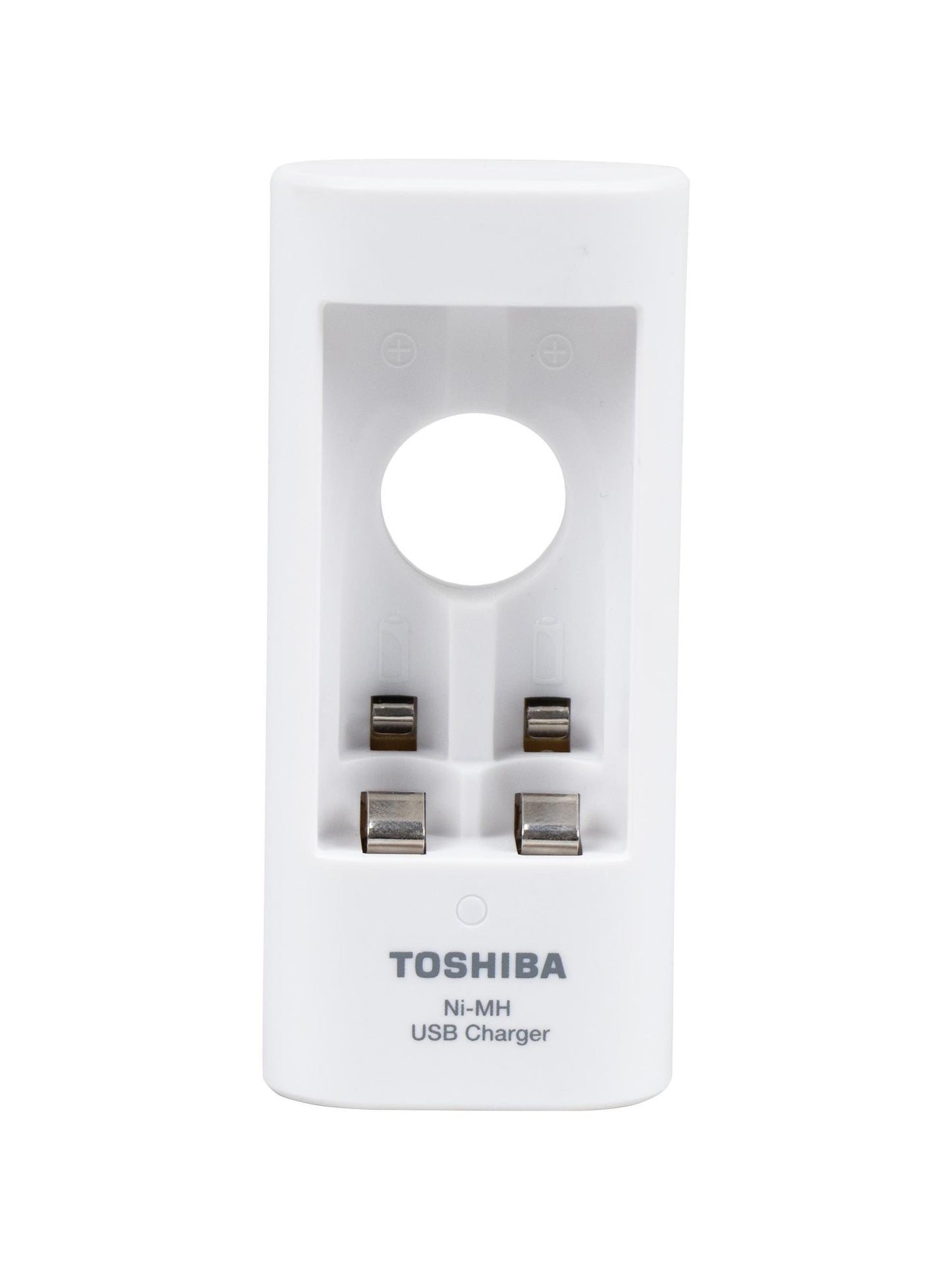 Pilas recargables AA 1.2V 4 unidades + cargador. Toshiba