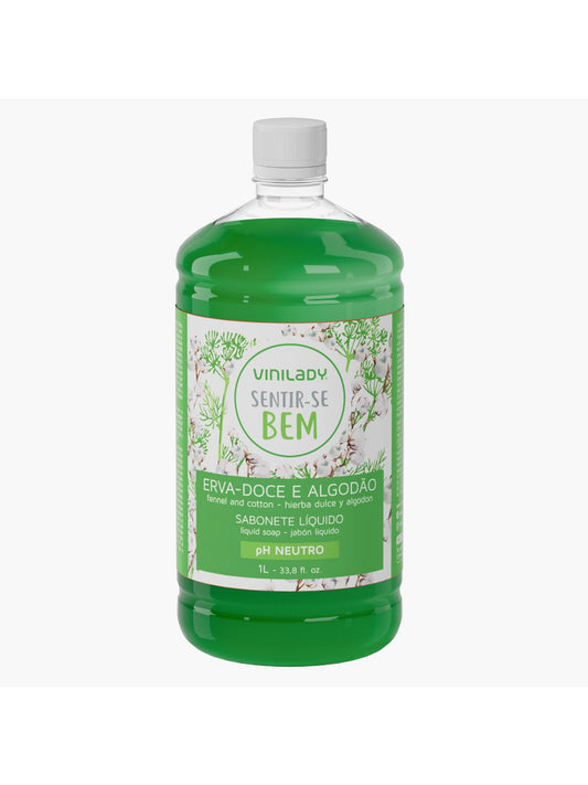 Jabón líquido erva doce 1 Lt. Vini Lady
