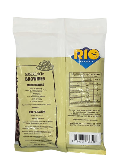 Cacao en polvo 200 Grs. Rio de la Plata