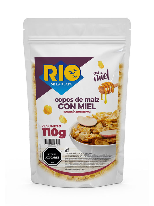 Copos de maiz con miel 110 Grs. Rio de la Plata