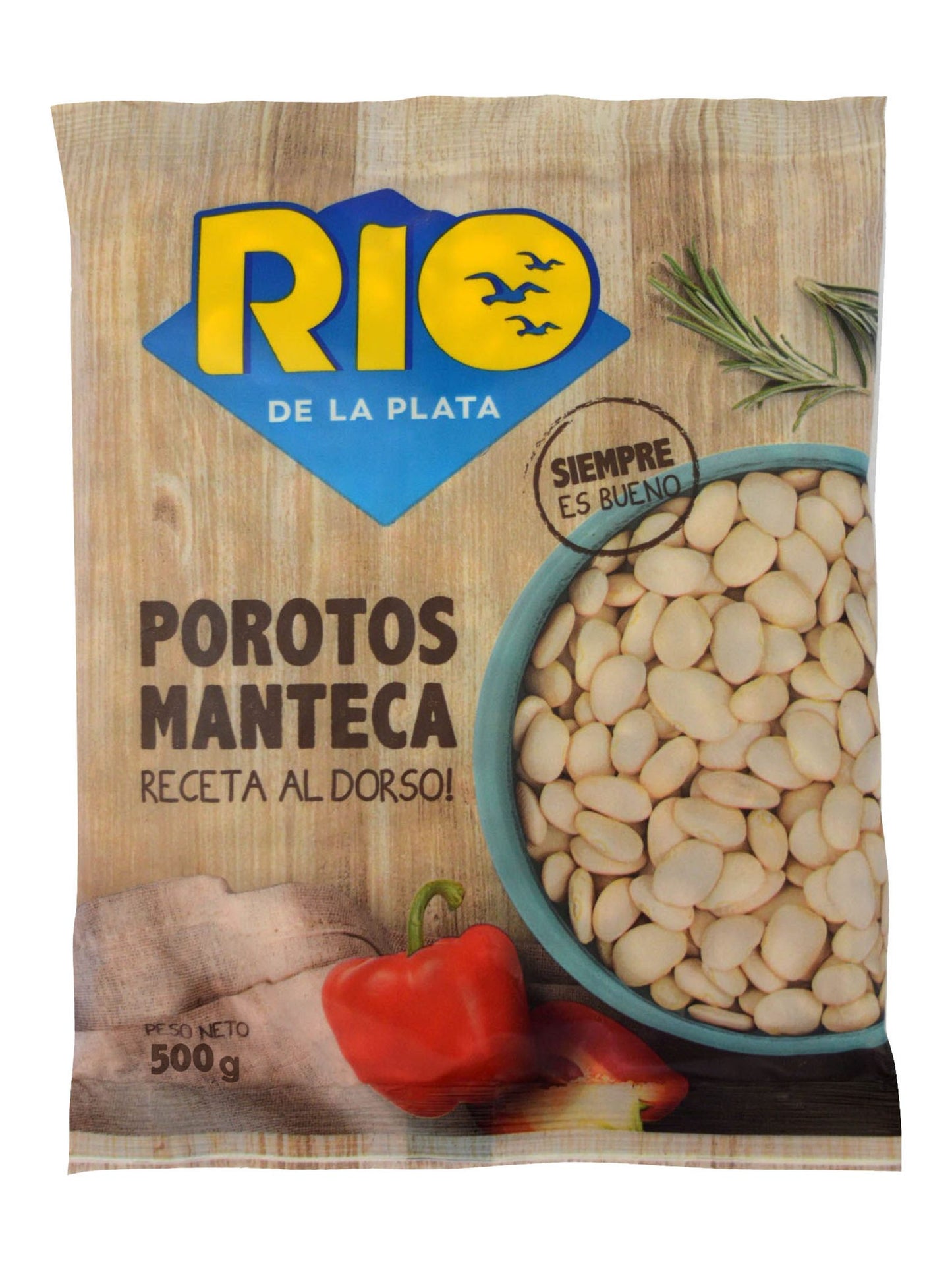 Porotos de manteca 500 Grs. Río de la Plata
