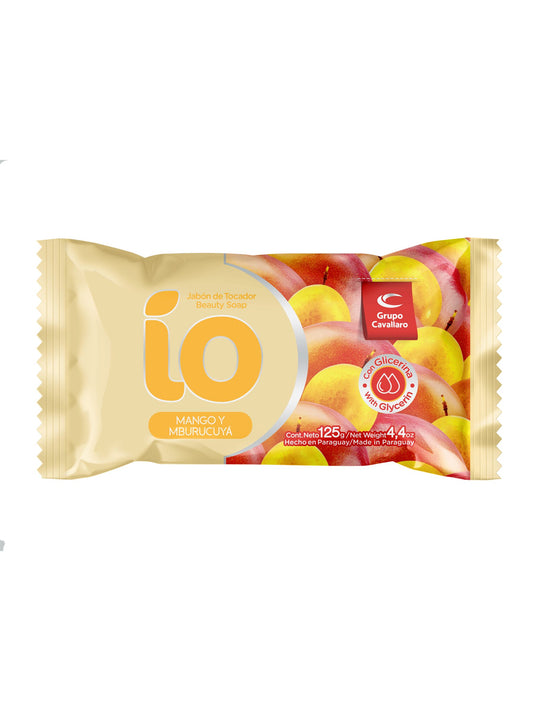Jabón de tocador IO mango y maracuyá 125 Grs. Cavallaro