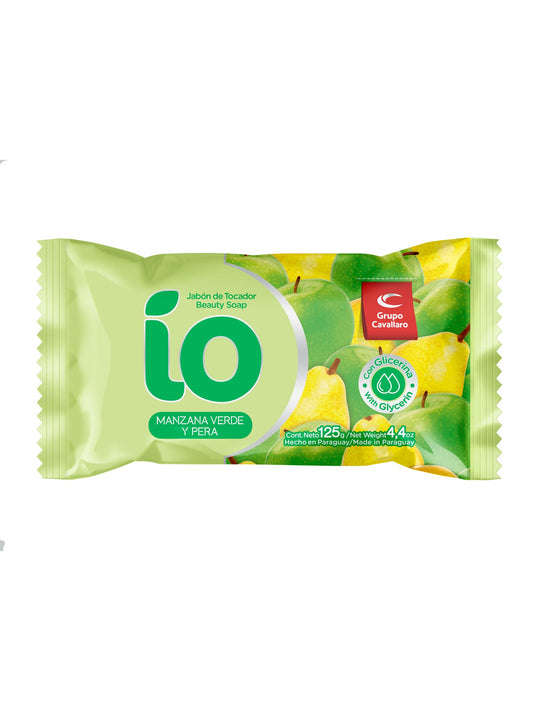Jabón de tocador IO manzana verde y pera 125 Grs. Cavallaro
