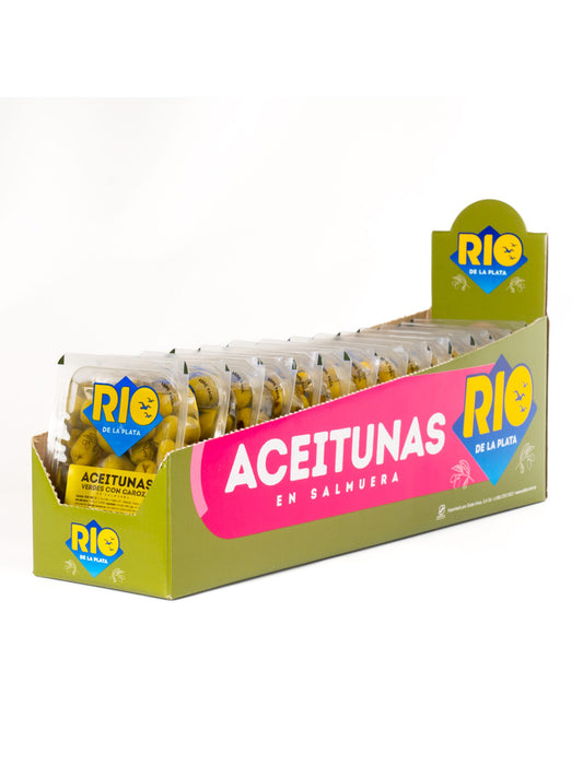 Aceitunas verdes sin carozo 200 Grs. Rio de la Plata